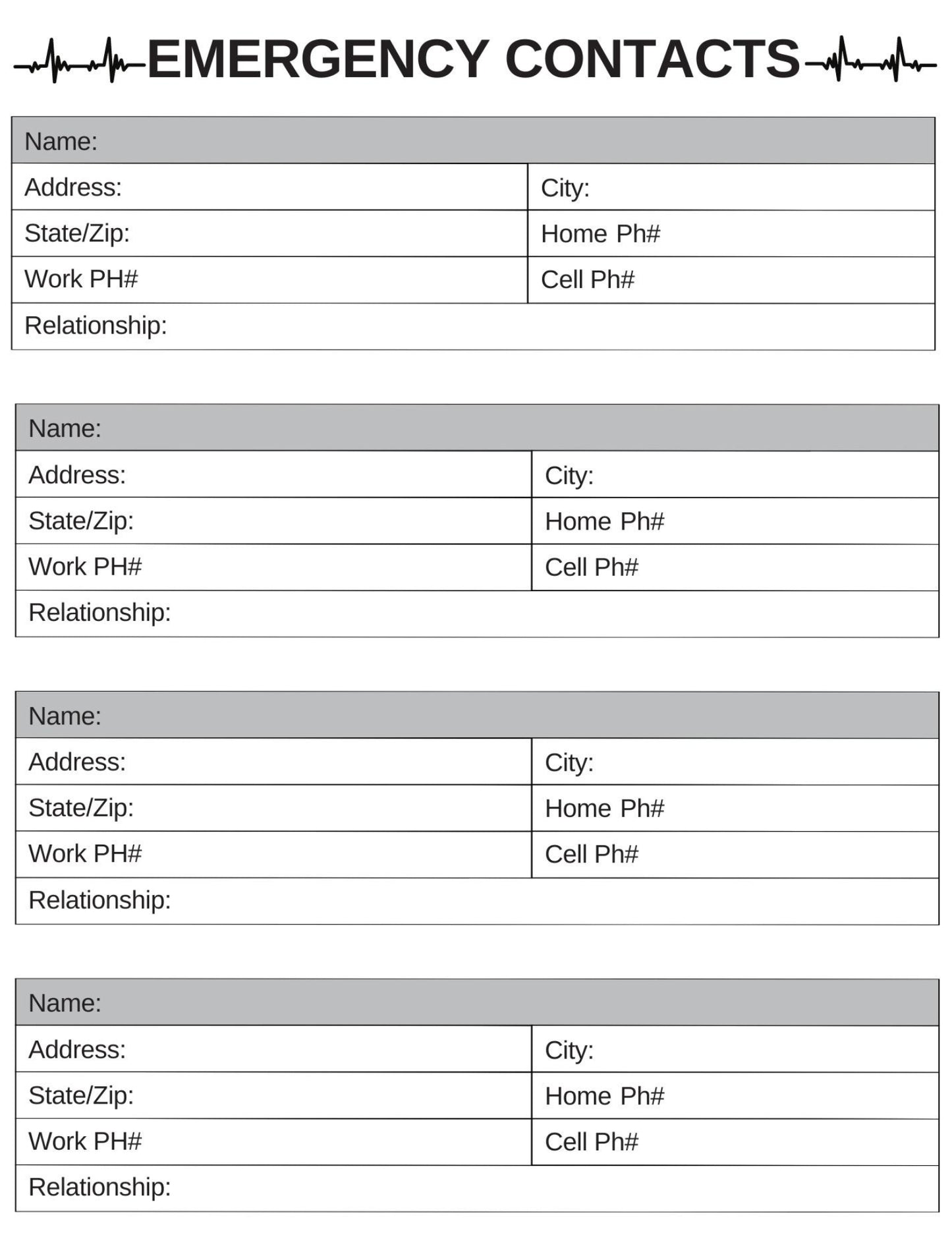 Emergency Contacts