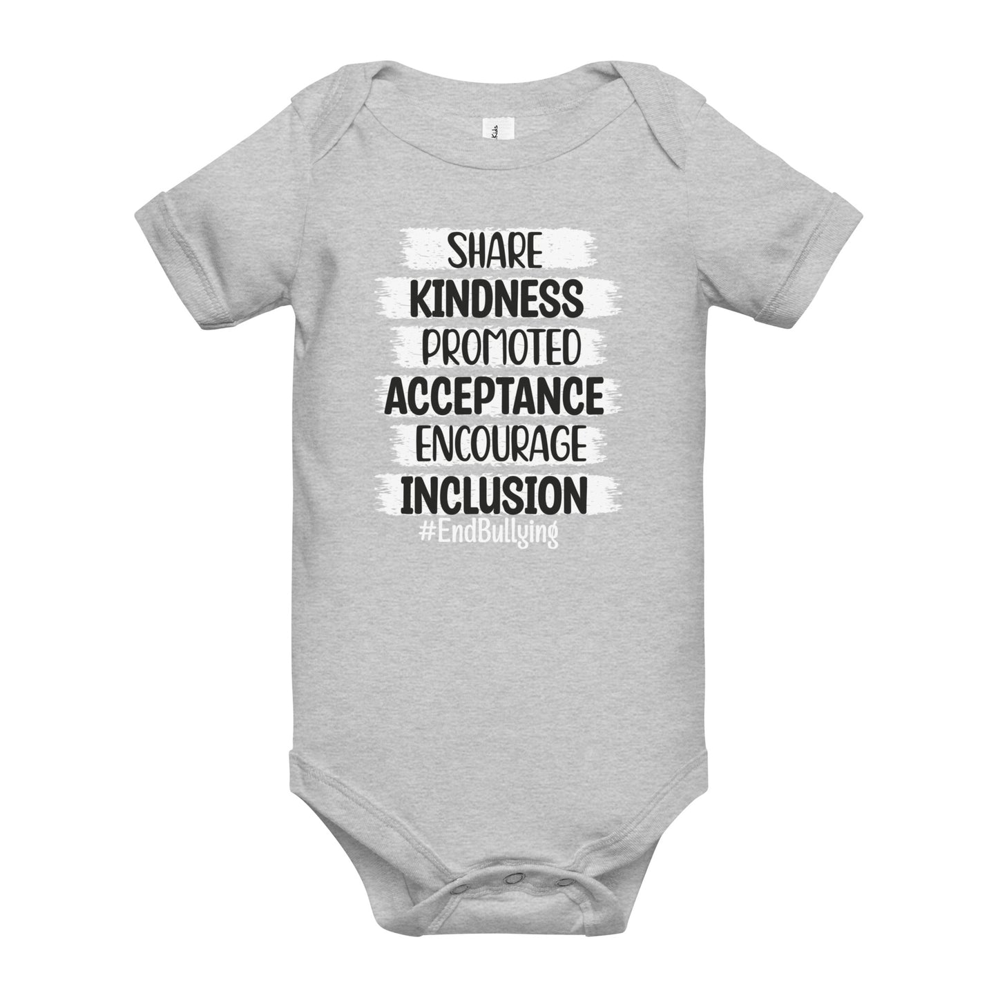 #End Bullying Quality Cotton Bella Canvas Baby Onesie