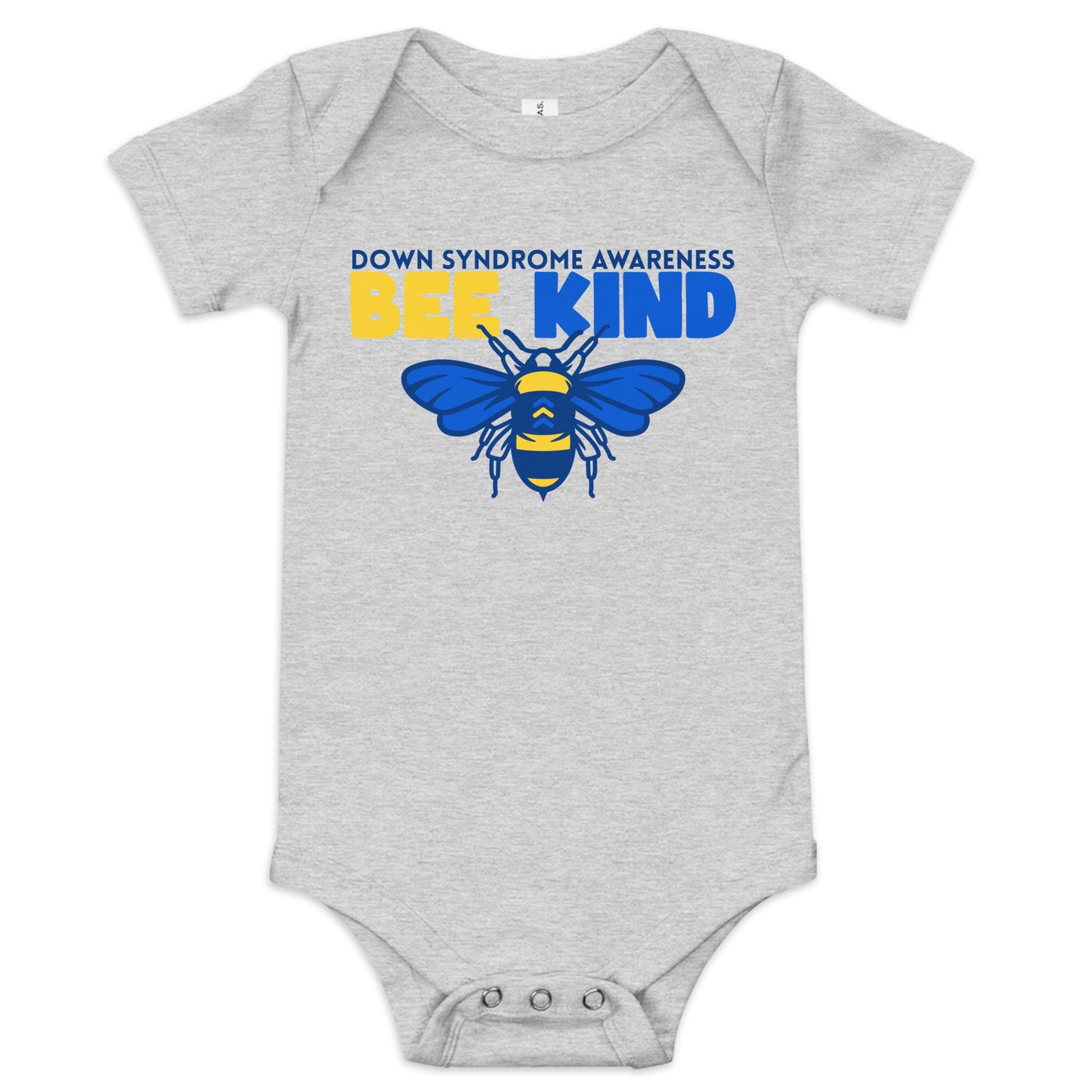 Down Syndrome Awareness Quality Cotton Bella Canvas Baby Onesie
