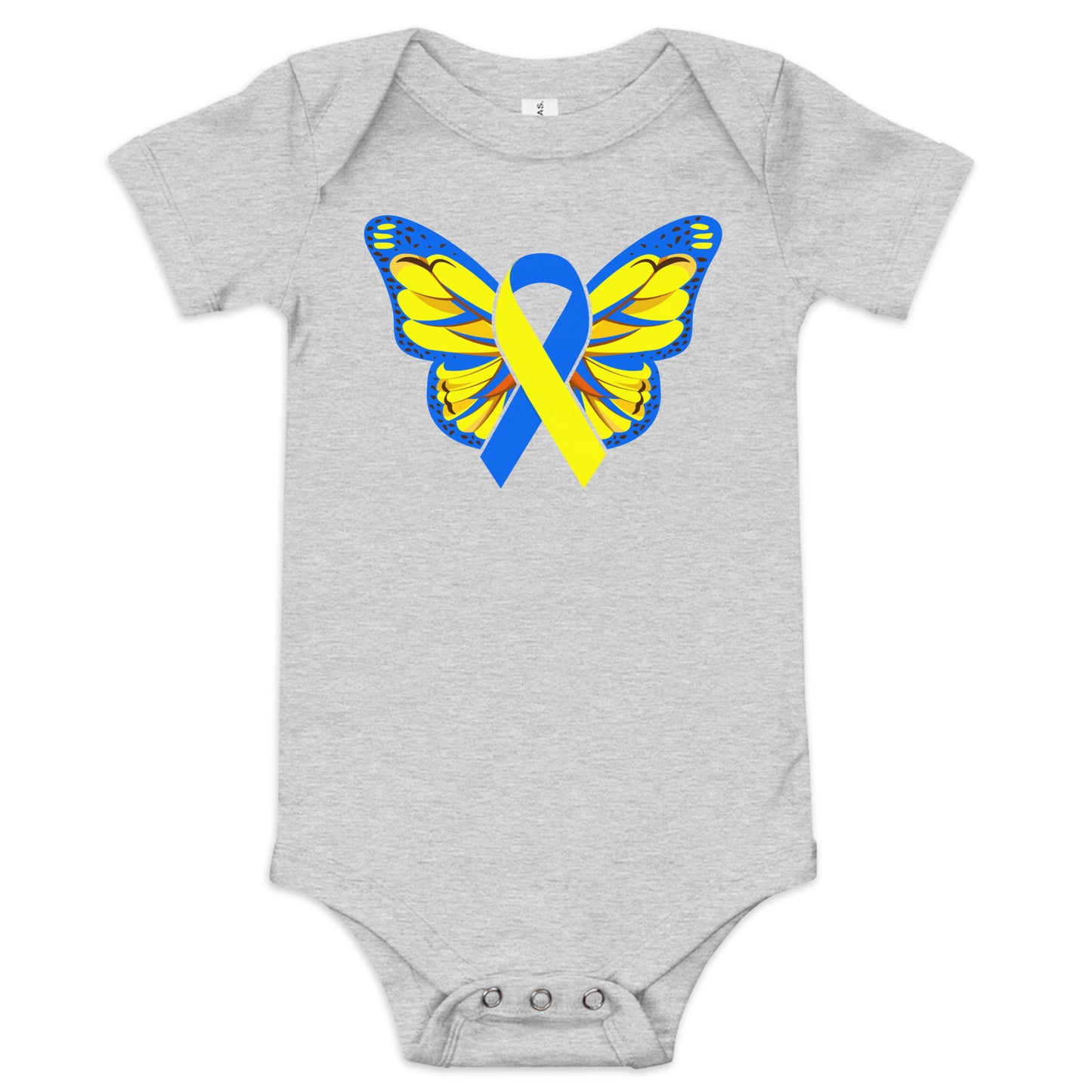Down Syndrome Awareness Quality Cotton Bella Canvas Baby Onesie