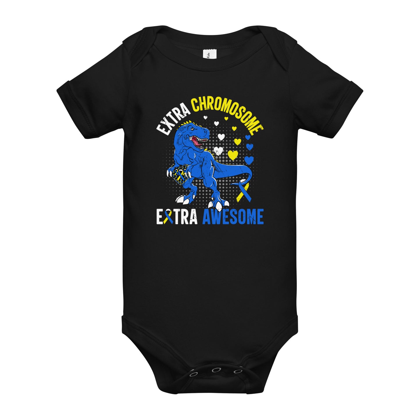 Down Syndrome Awareness Quality Cotton Bella Canvas Baby Onesie