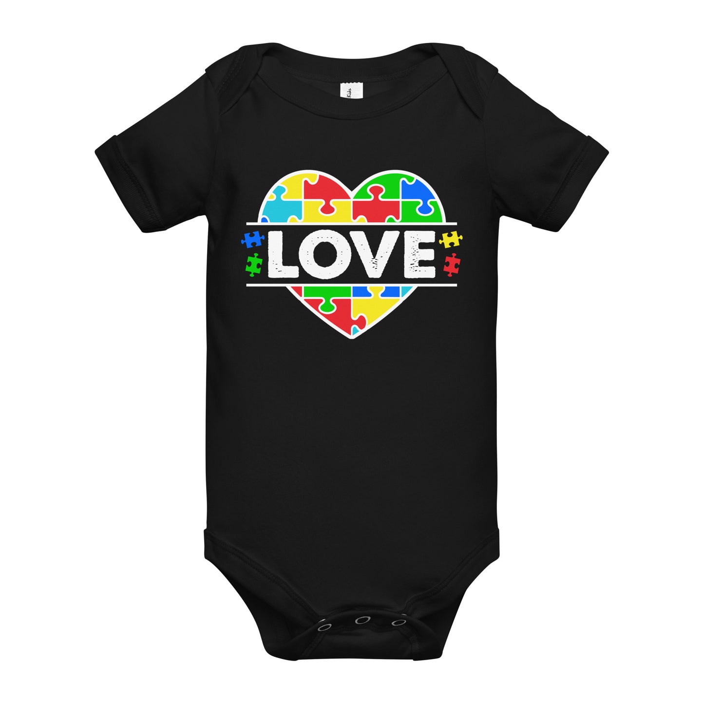 Autism Acceptance Together Quality Cotton Bella Canvas Baby Onesie