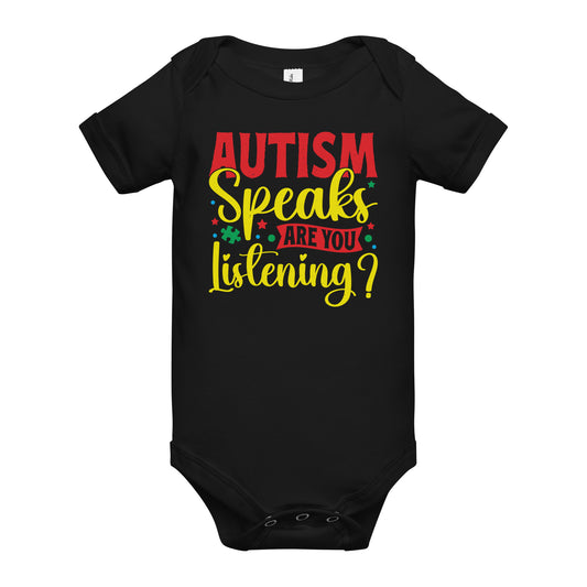 Autism Acceptance Together Quality Cotton Bella Canvas Baby Onesie