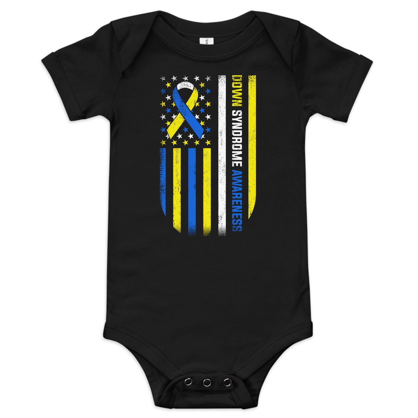 Down Syndrome Awareness Quality Cotton Bella Canvas Baby Onesie