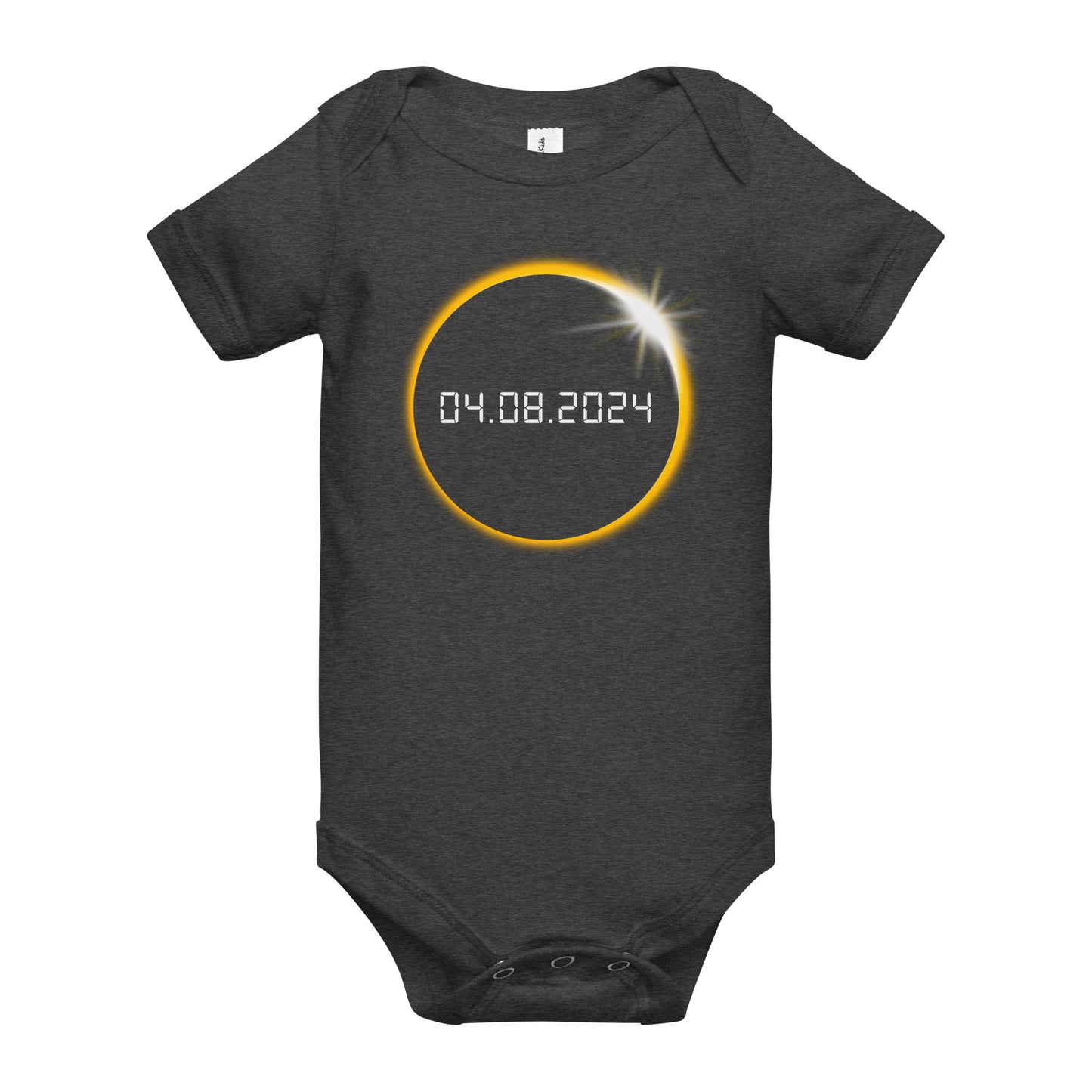 Total Solar Eclipse 2024 Premium Cotton Bella Canvas Baby Onesie
