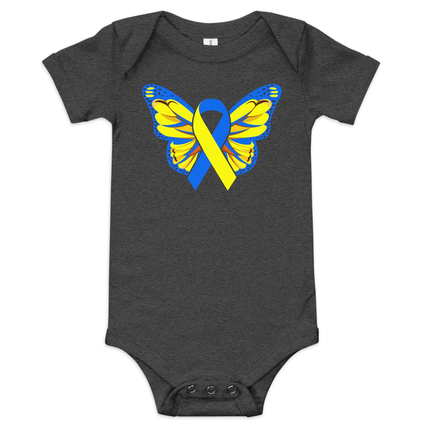 Down Syndrome Awareness Quality Cotton Bella Canvas Baby Onesie
