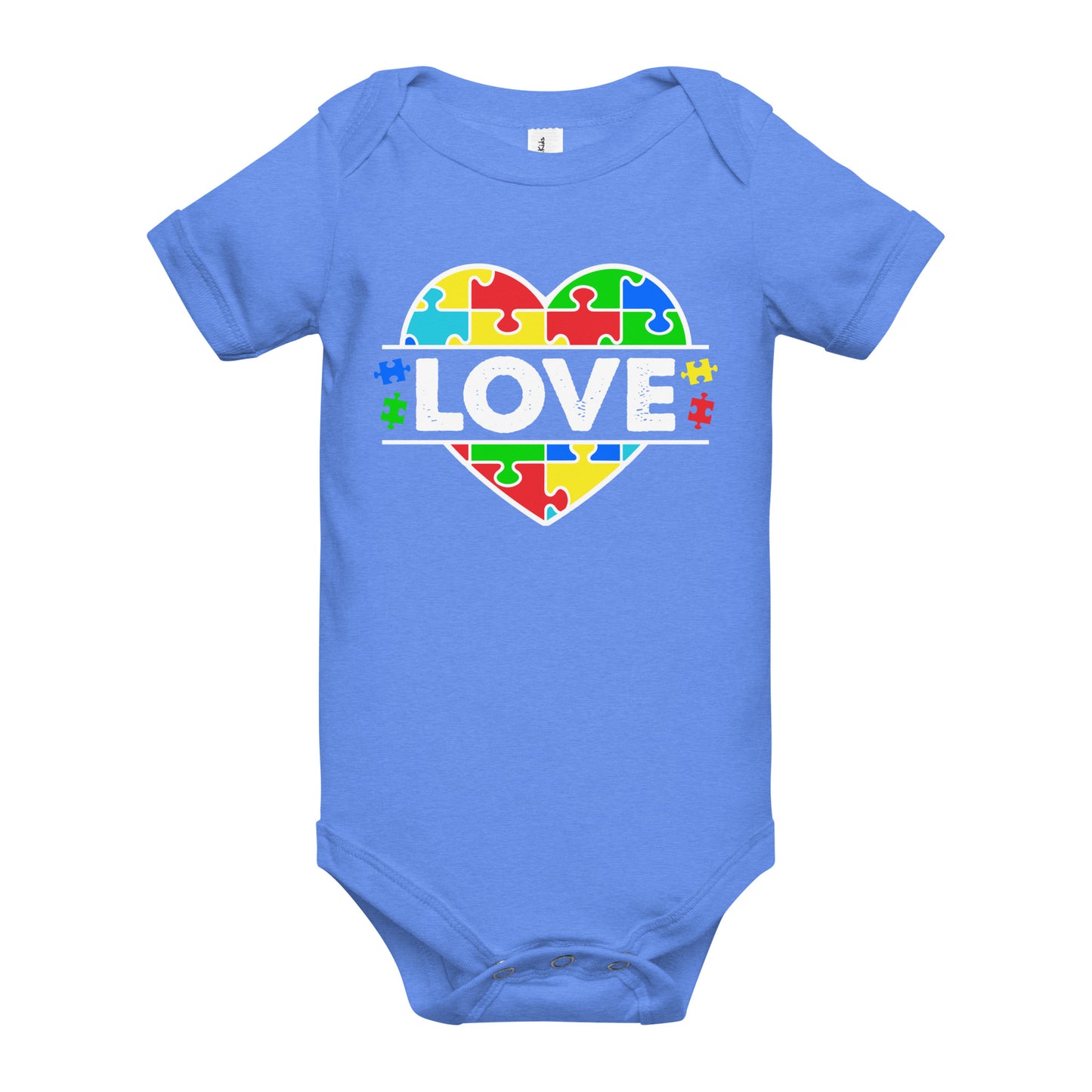 Autism Acceptance Together Quality Cotton Bella Canvas Baby Onesie