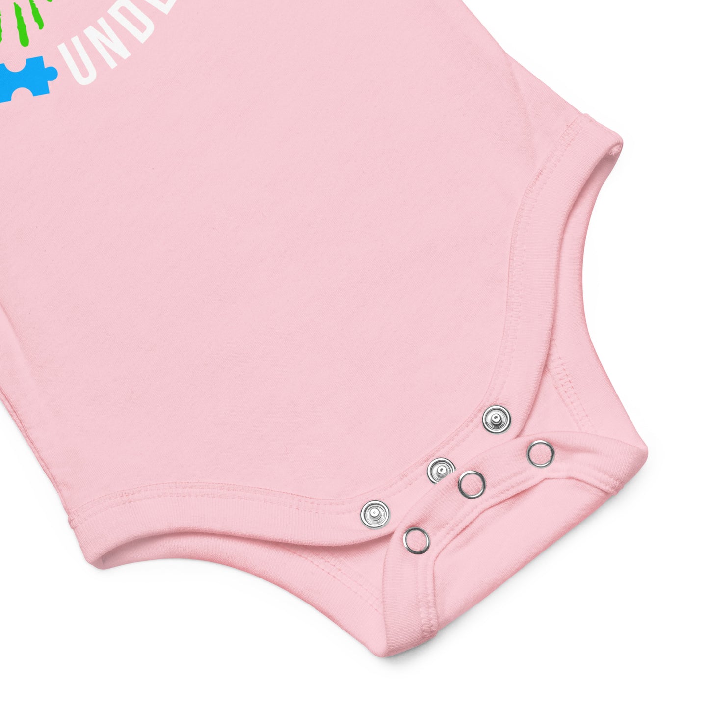 Teach Accept Understand Love Autism Bella Canvas Baby Onesie