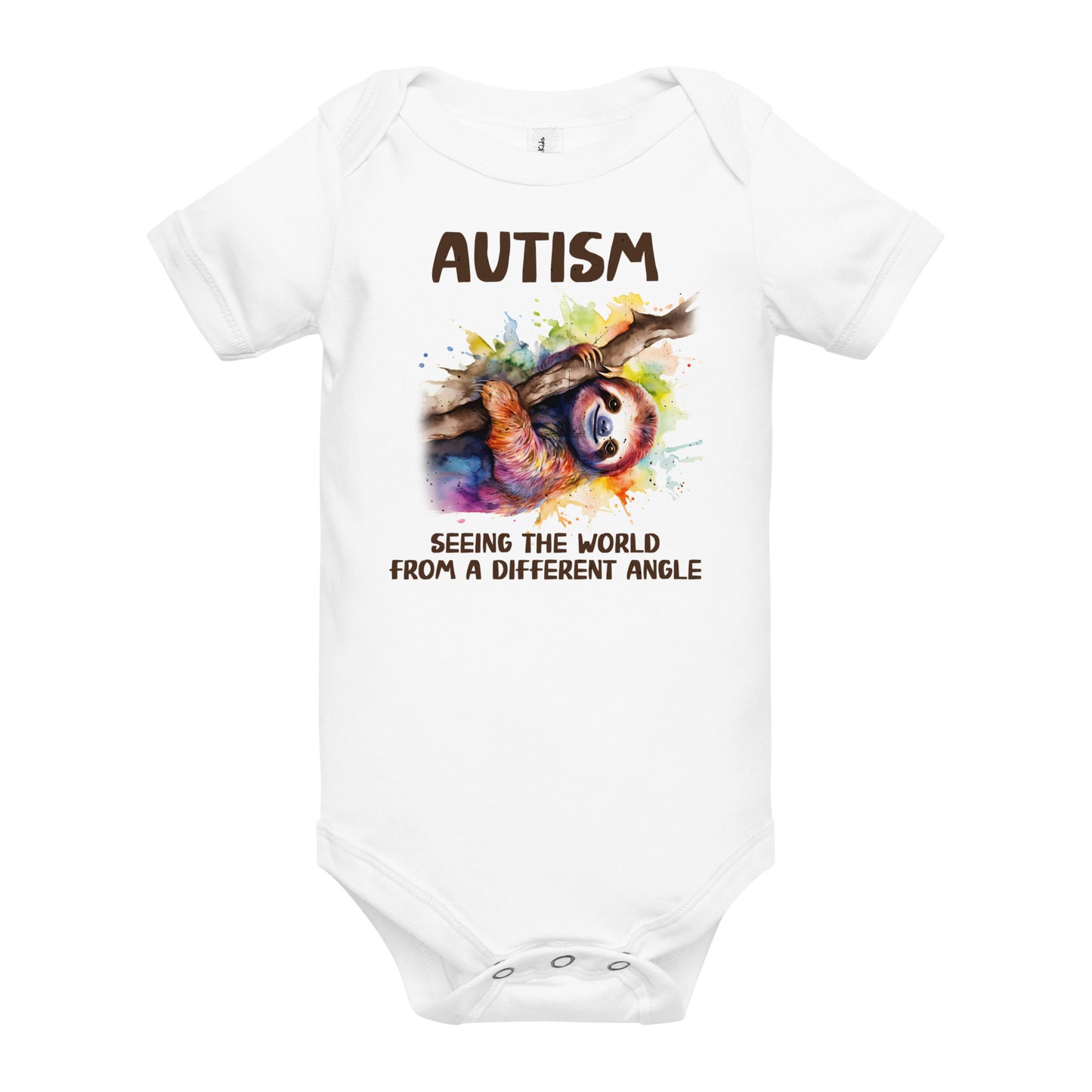 Autism Acceptance Together Quality Cotton Bella Canvas Baby Onesie