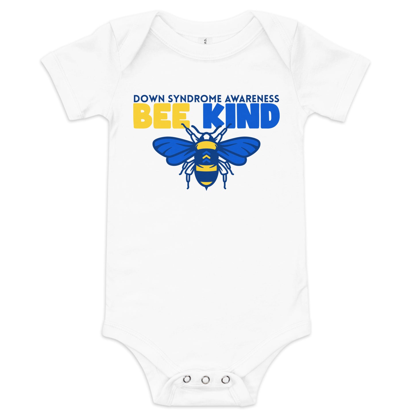 Down Syndrome Awareness Quality Cotton Bella Canvas Baby Onesie