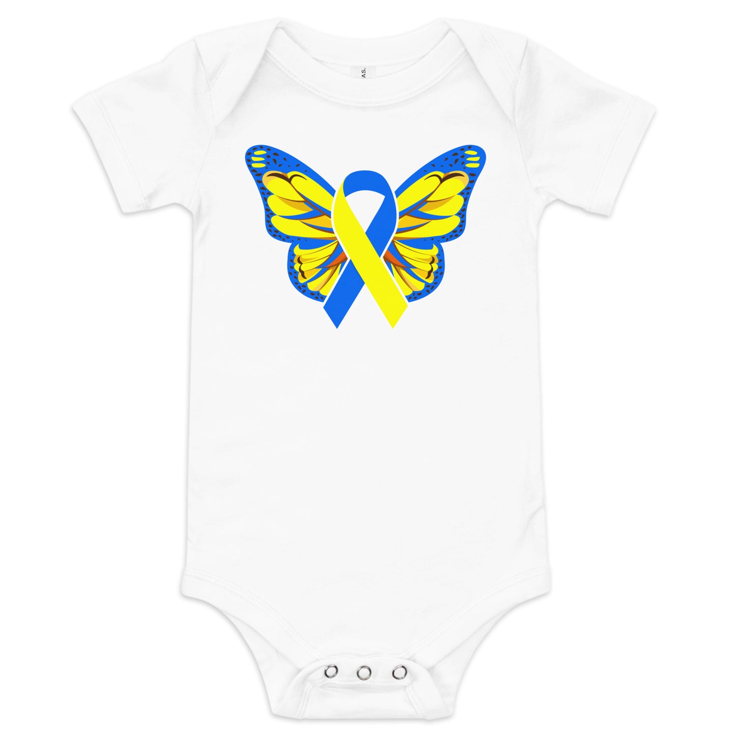 Down Syndrome Awareness Quality Cotton Bella Canvas Baby Onesie