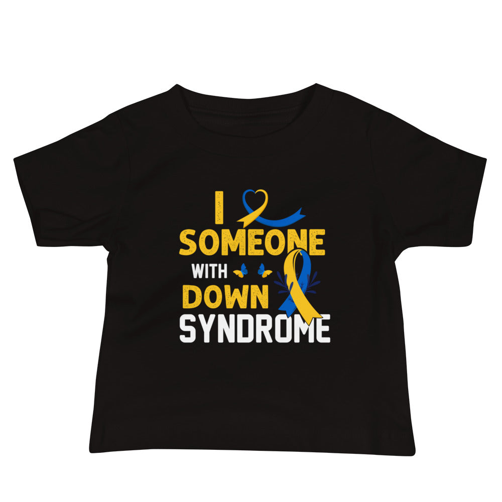 Down Syndrome Awareness Quality Cotton Bella Canvas Baby T-Shirt