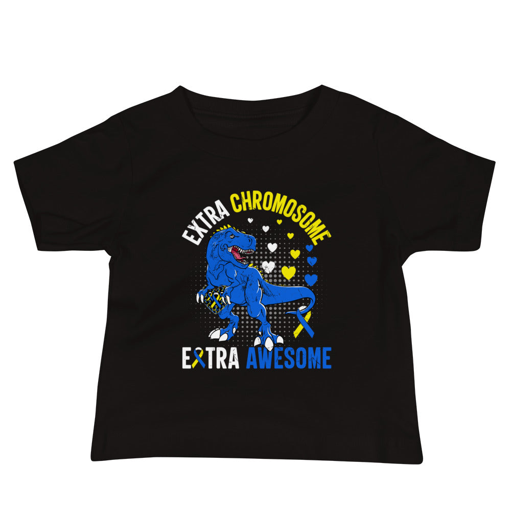 Down Syndrome Awareness Quality Cotton Bella Canvas Baby T-Shirt