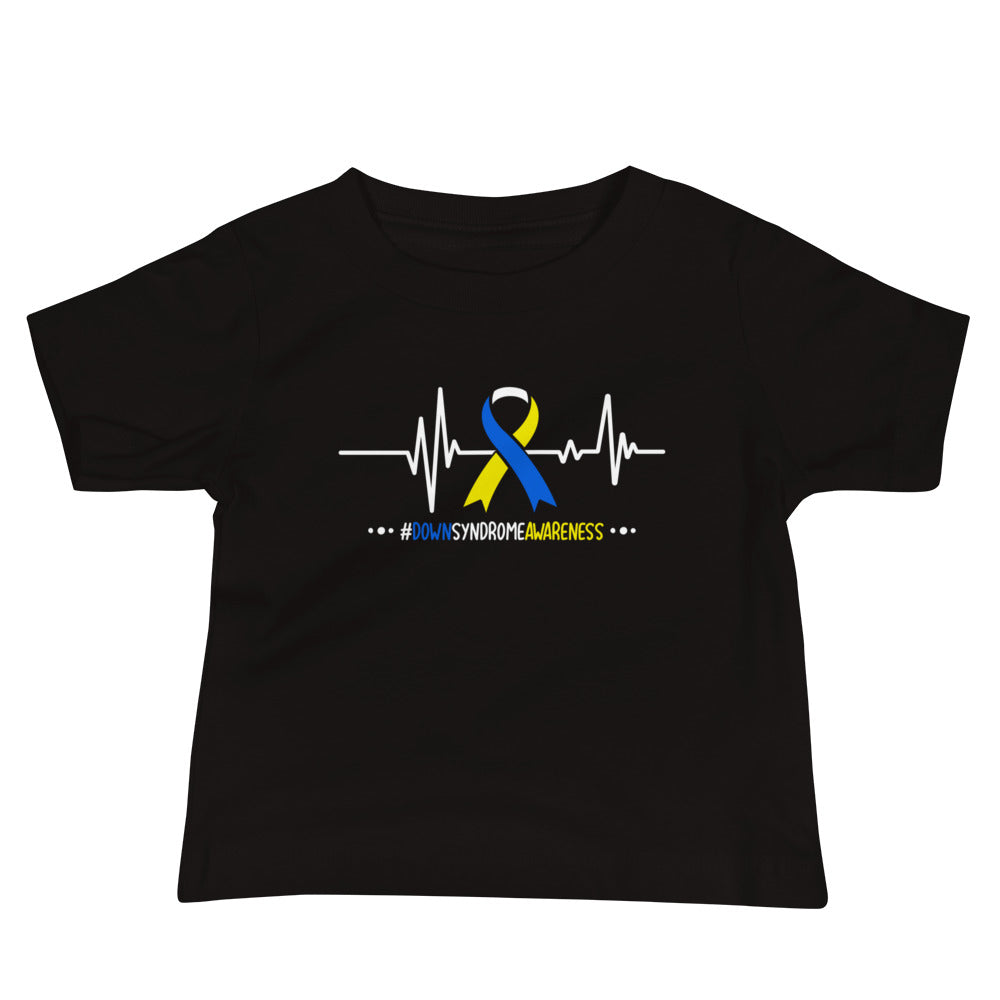 Down Syndrome Awareness Quality Cotton Bella Canvas Baby T-Shirt