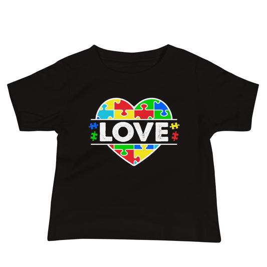 Autism Acceptance Together Quality Cotton Bella Canvas Baby T-Shirt