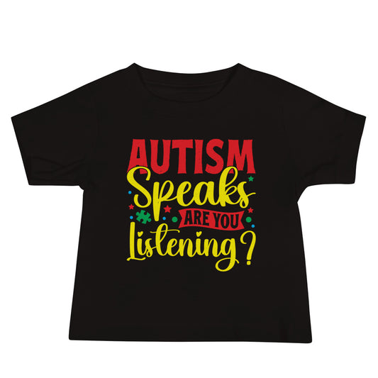 Autism Acceptance Together Quality Cotton Bella Canvas Baby T-Shirt