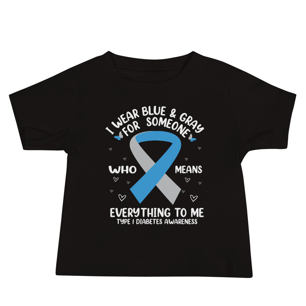 Diabetes Awareness Quality Cotton Bella Canvas Baby T-Shirt