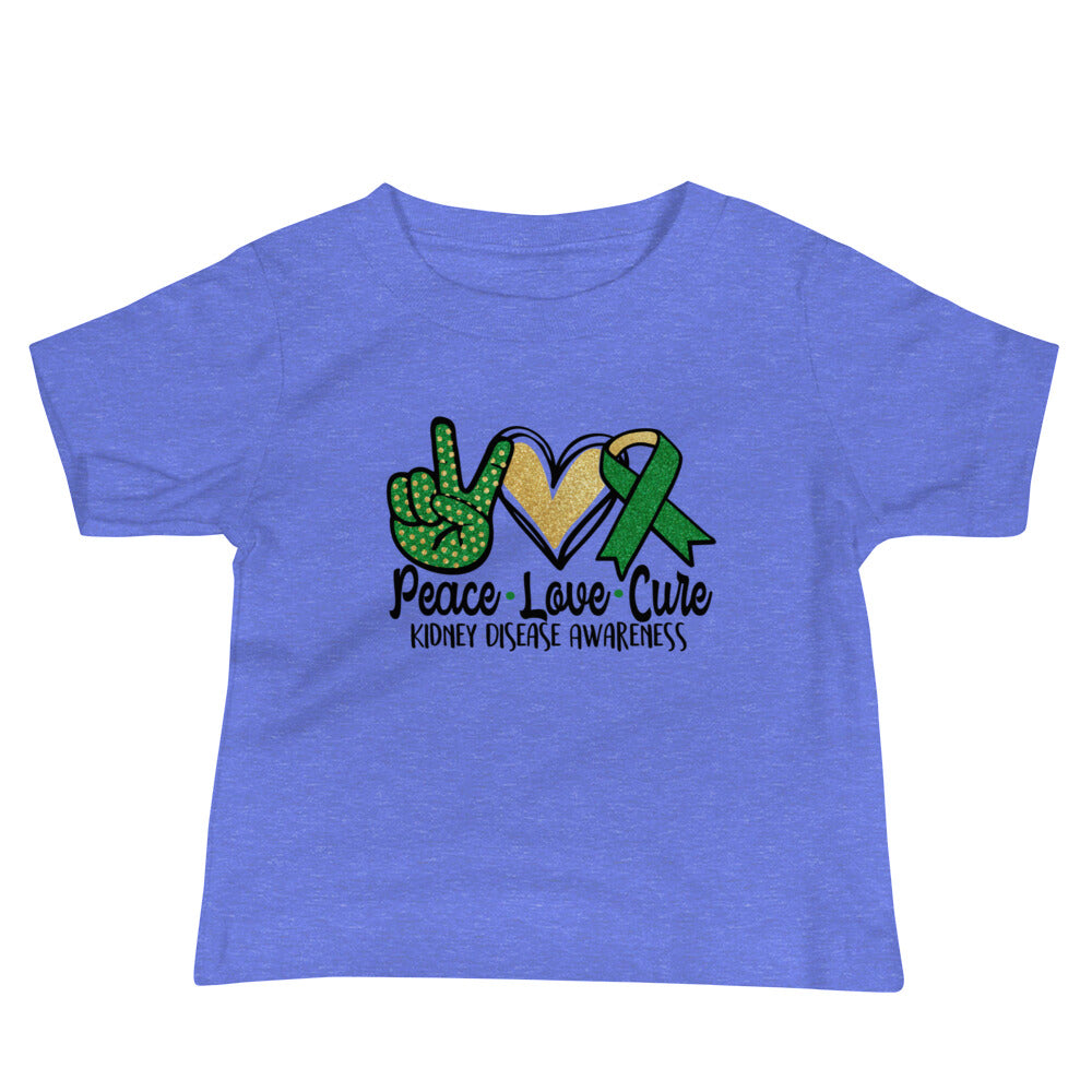 Kidney Awareness Quality Cotton Bella Canvas Baby T-Shirt