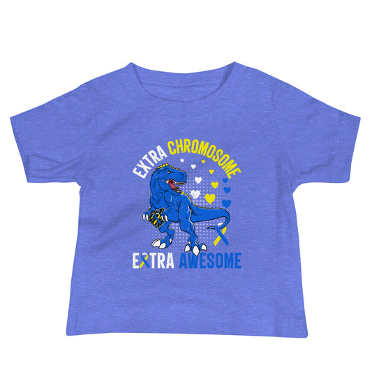 Down Syndrome Awareness Quality Cotton Bella Canvas Baby T-Shirt