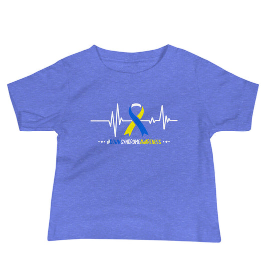 Down Syndrome Awareness Quality Cotton Bella Canvas Baby T-Shirt