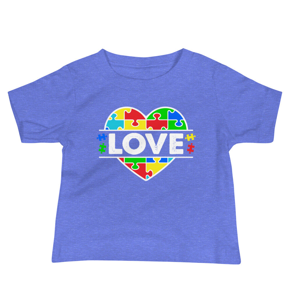 Autism Acceptance Together Quality Cotton Bella Canvas Baby T-Shirt