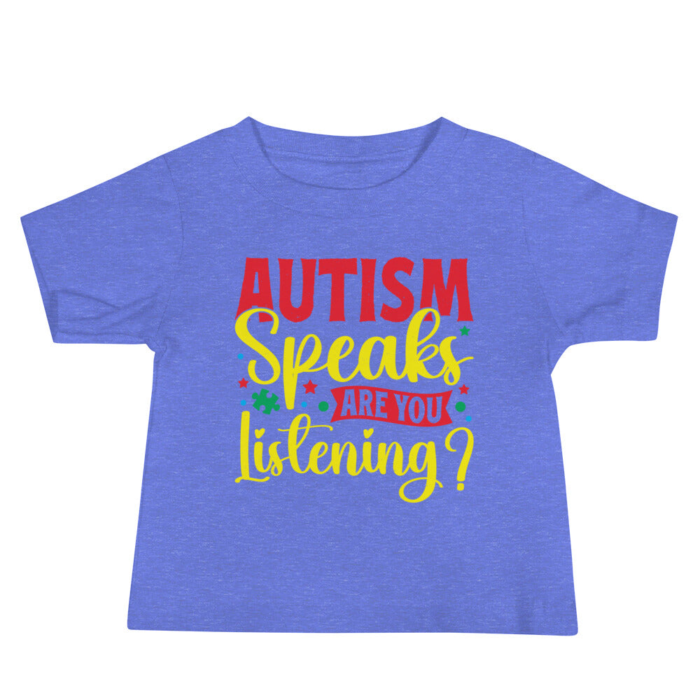 Autism Acceptance Together Quality Cotton Bella Canvas Baby T-Shirt