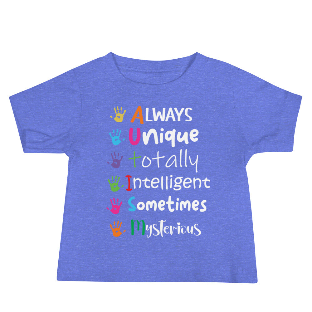 Autism Acceptance Together Quality Cotton Bella Canvas Baby T-Shirt