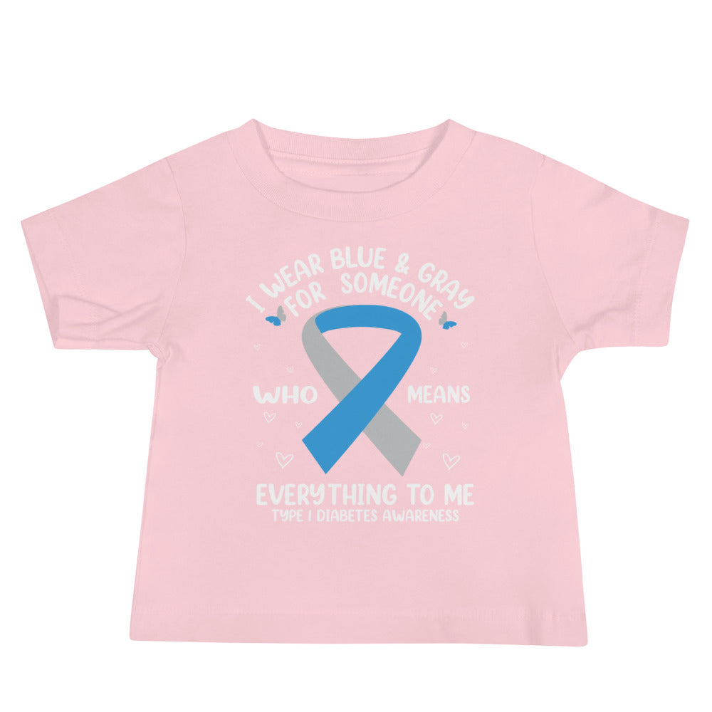 Diabetes Awareness Quality Cotton Bella Canvas Baby T-Shirt