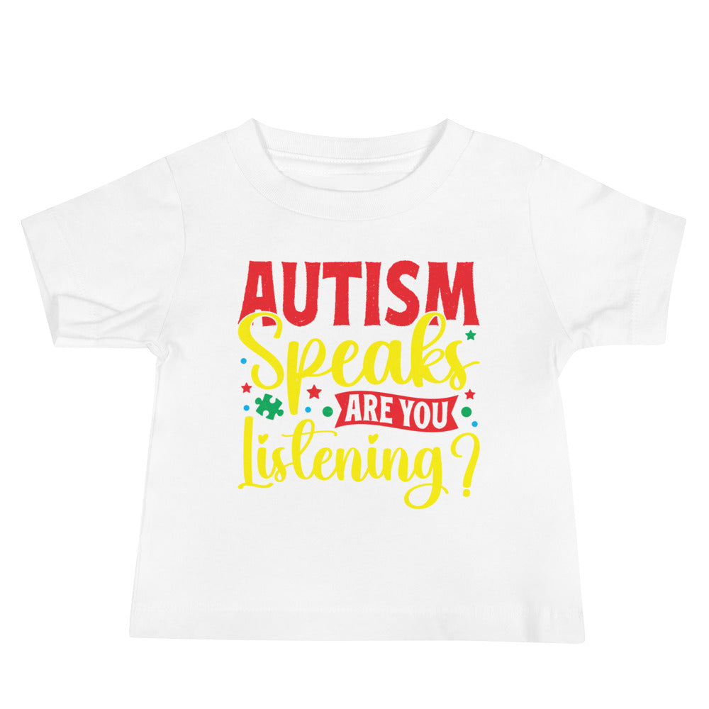 Autism Acceptance Together Quality Cotton Bella Canvas Baby T-Shirt