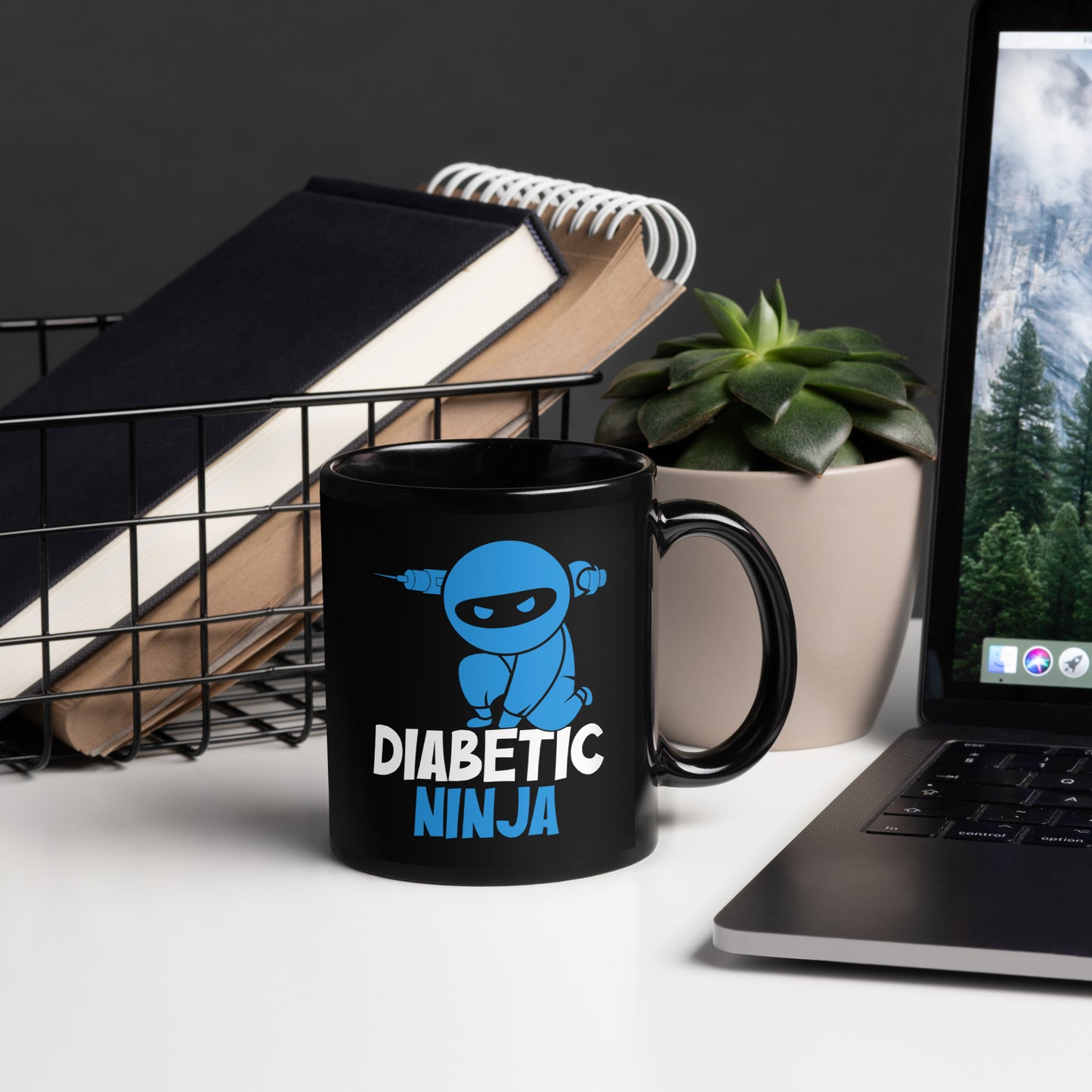 Diabetic Ninja Diabetes Awareness Ceramic Coffee Mug