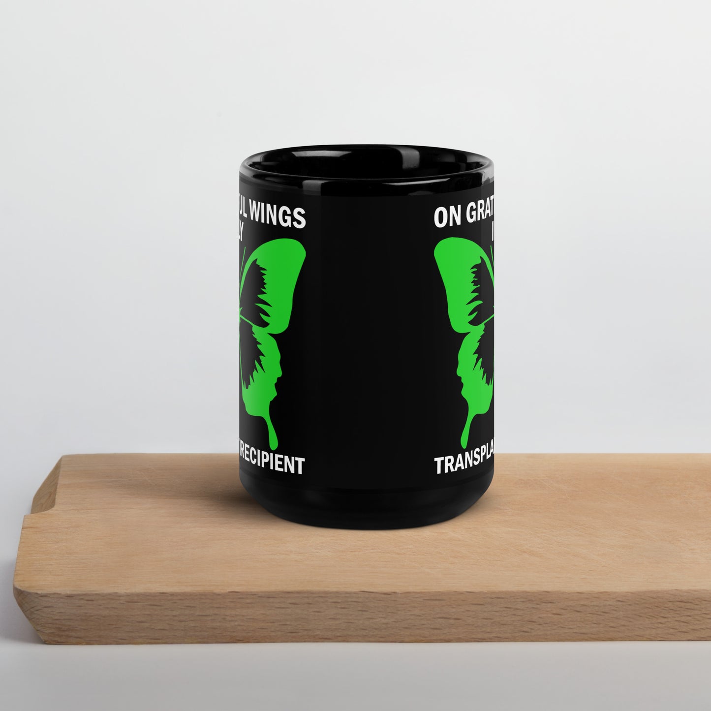 On Grateful Wings I Fly Kidney Recipient Ceramic Coffee Mug