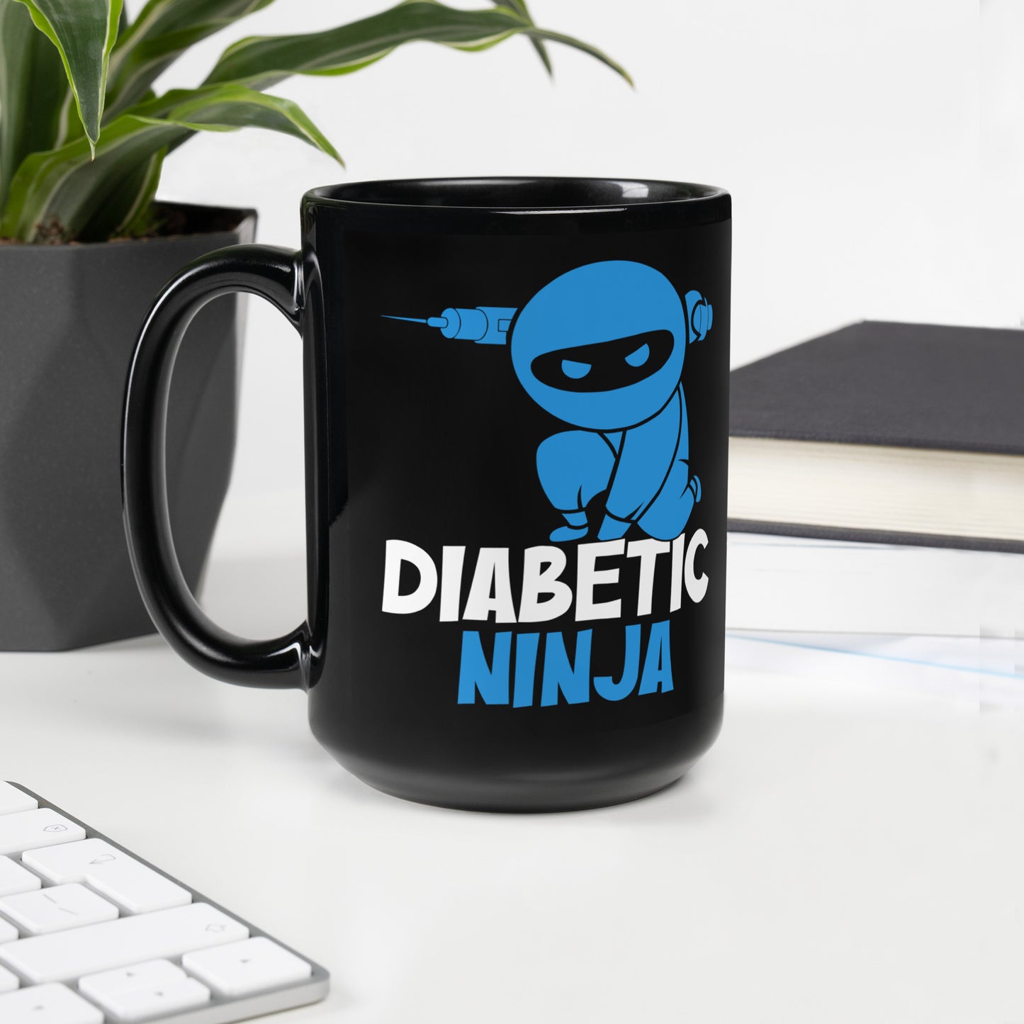 Diabetic Ninja Diabetes Awareness Ceramic Coffee Mug
