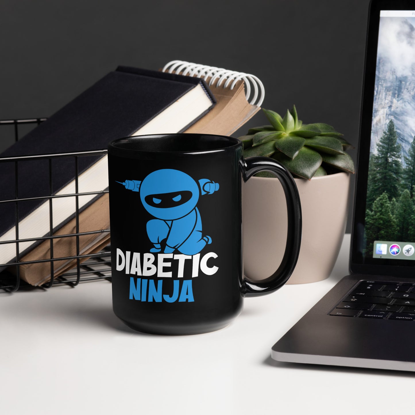 Diabetic Ninja Diabetes Awareness Ceramic Coffee Mug
