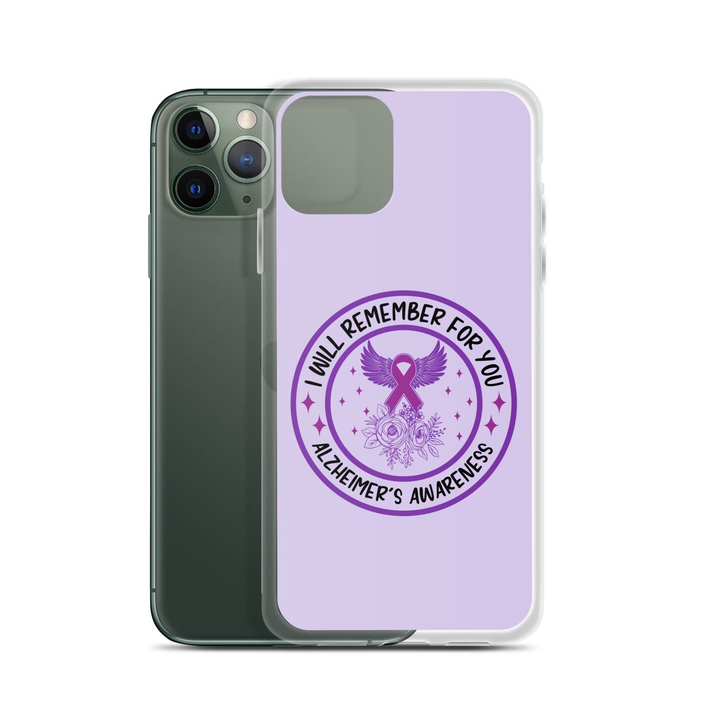 Alzheimer's Awareness Purple Perfect Fit Phone Case for iPhone®
