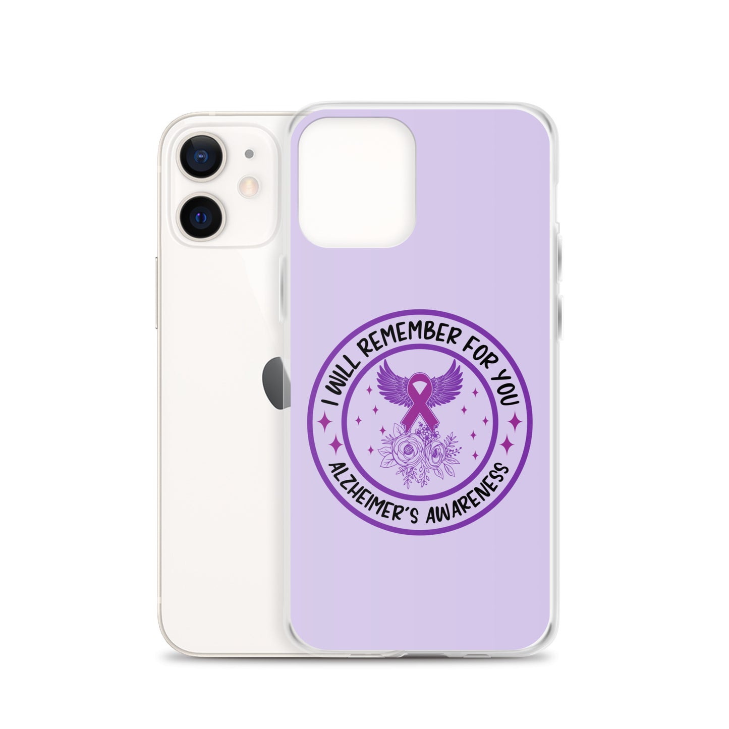 Alzheimer's Awareness Purple Perfect Fit Phone Case for iPhone®