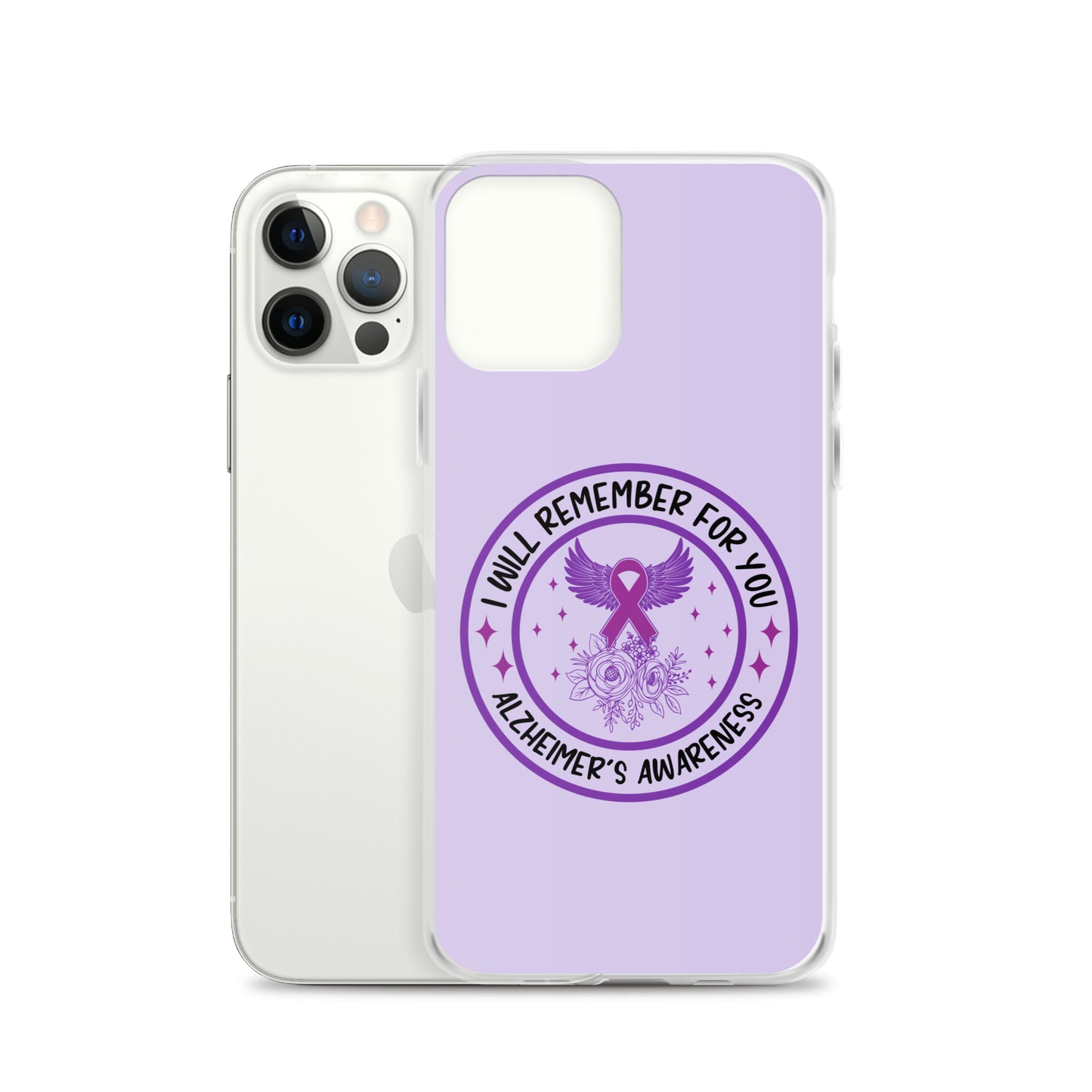 Alzheimer's Awareness Purple Perfect Fit Phone Case for iPhone®