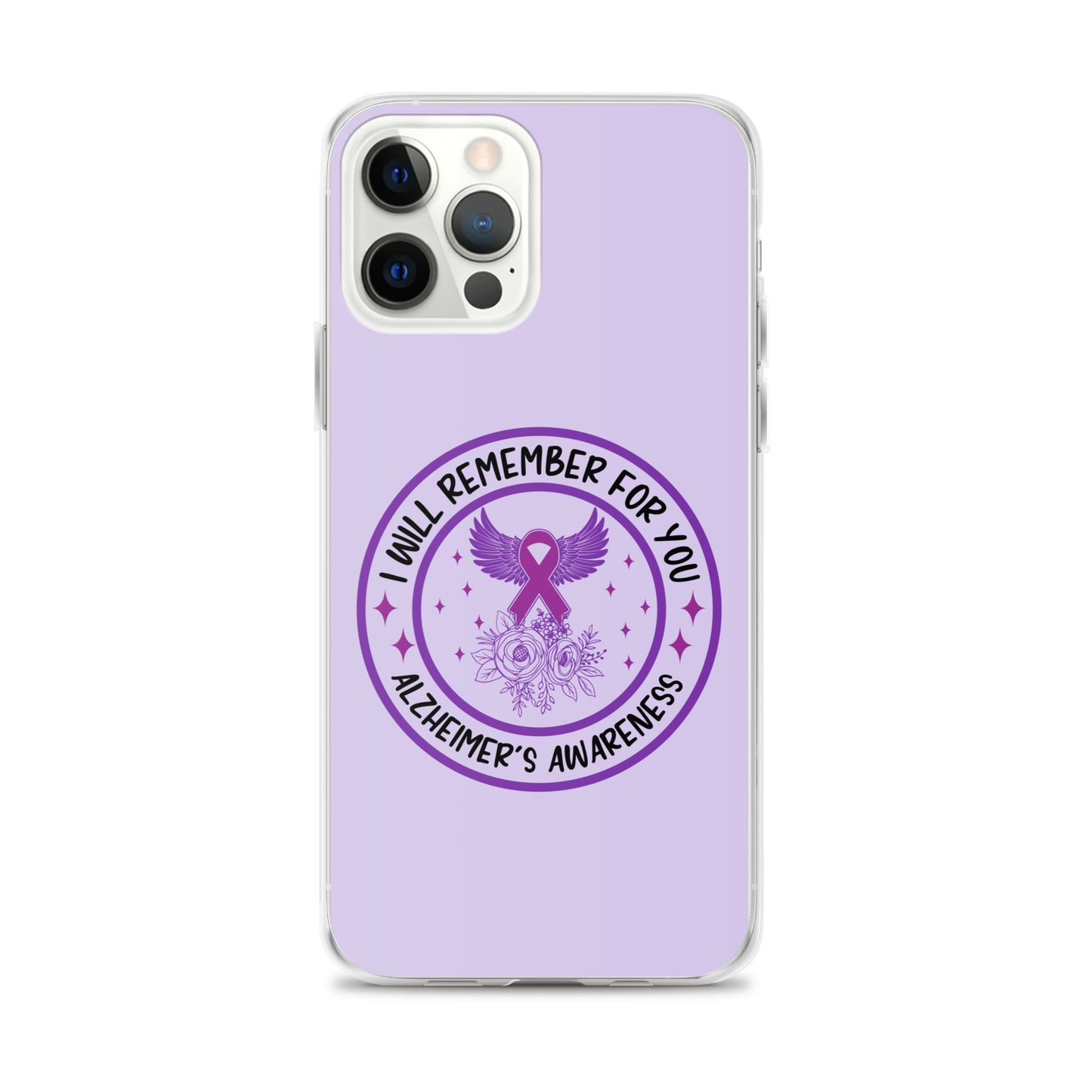 Alzheimer's Awareness Purple Perfect Fit Phone Case for iPhone®
