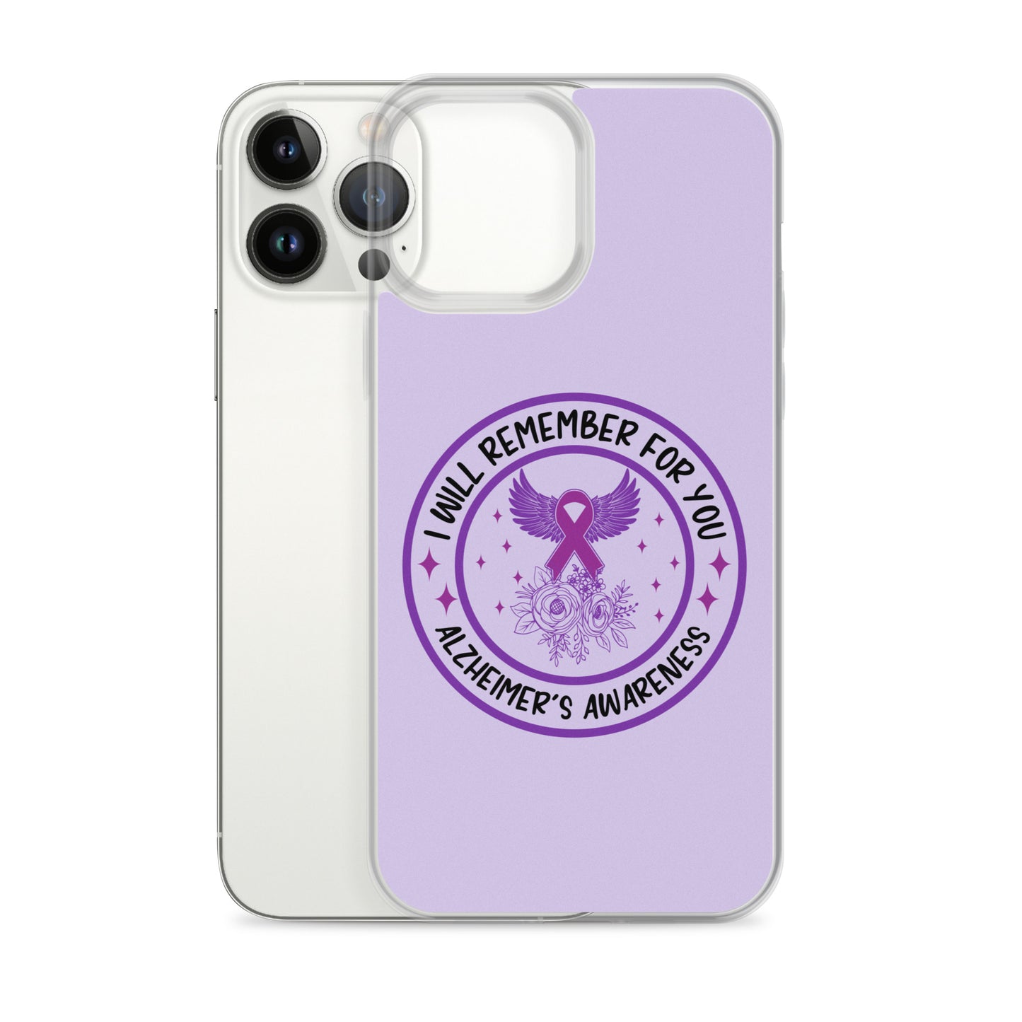 Alzheimer's Awareness Purple Perfect Fit Phone Case for iPhone®
