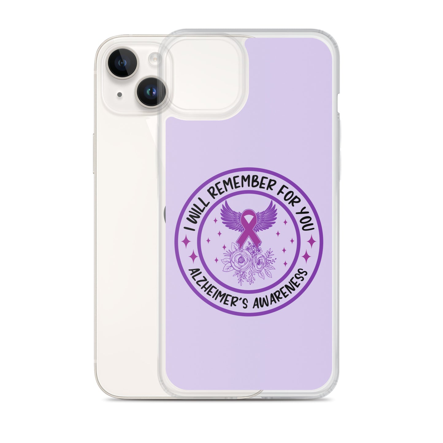Alzheimer's Awareness Purple Perfect Fit Phone Case for iPhone®