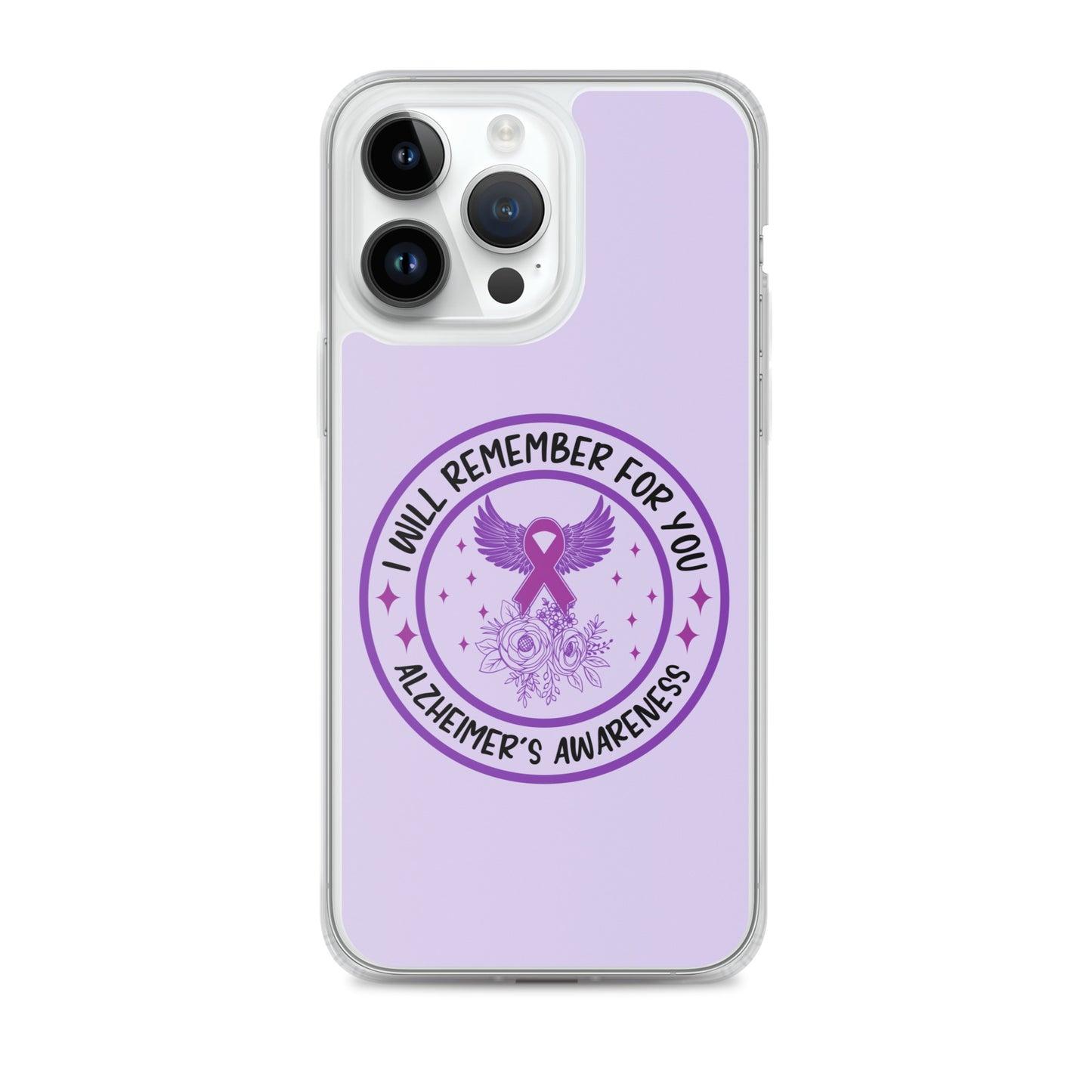Alzheimer's Awareness Purple Perfect Fit Phone Case for iPhone®