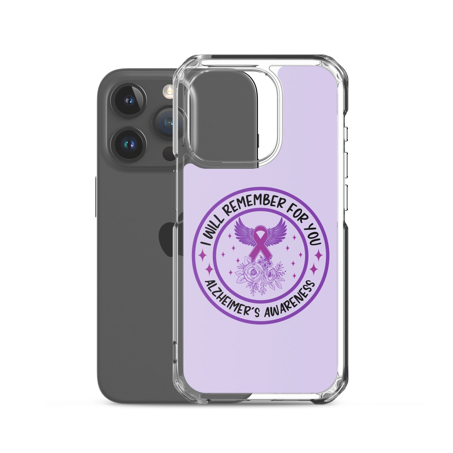 Alzheimer's Awareness Purple Perfect Fit Phone Case for iPhone®