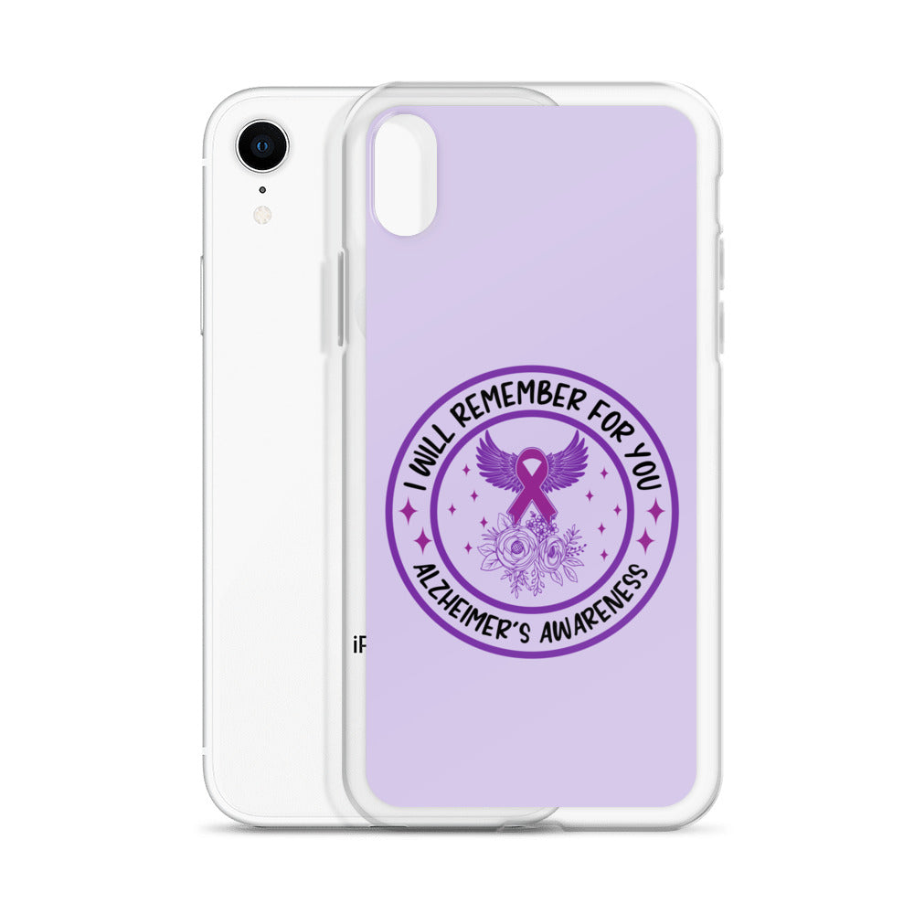 Alzheimer's Awareness Purple Perfect Fit Phone Case for iPhone®