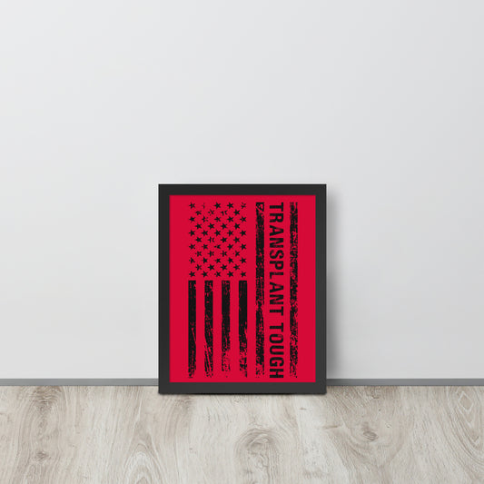 Kidney Awareness Wooden Framed Quality Print