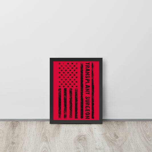 Kidney Awareness Wooden Framed Quality Print