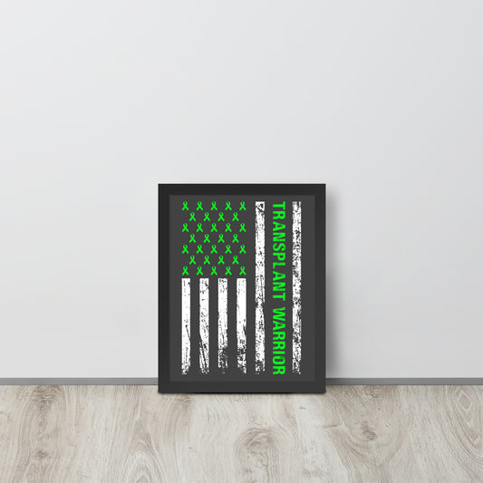 Kidney Awareness Wooden Framed Quality Print