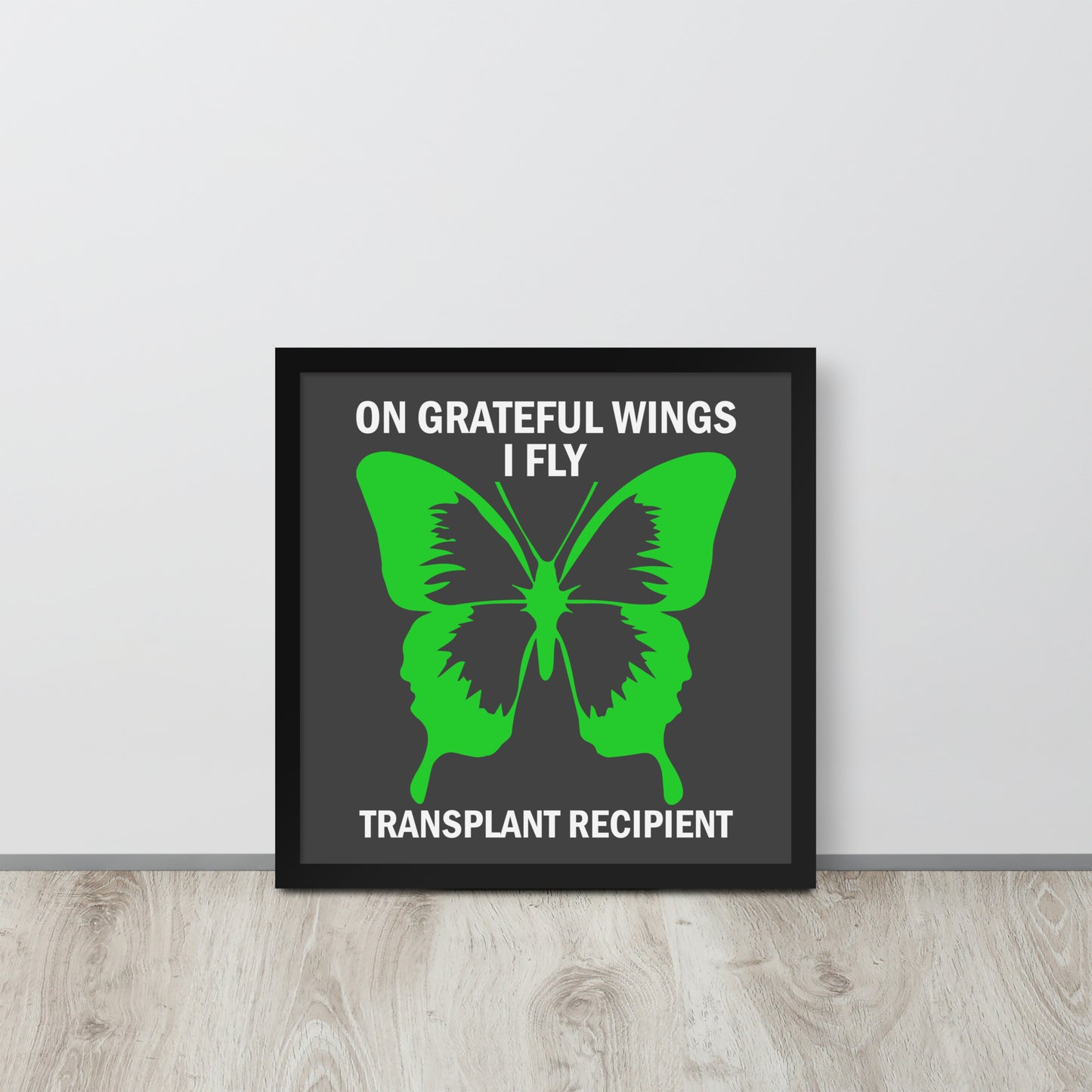 Kidney Awareness Wooden Framed Quality Print