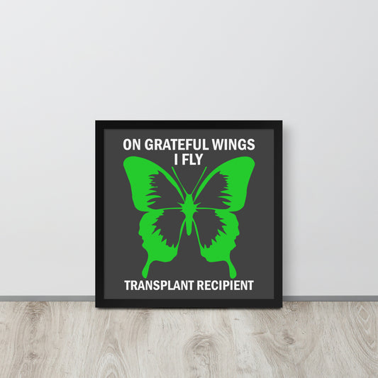 Kidney Awareness Wooden Framed Quality Print
