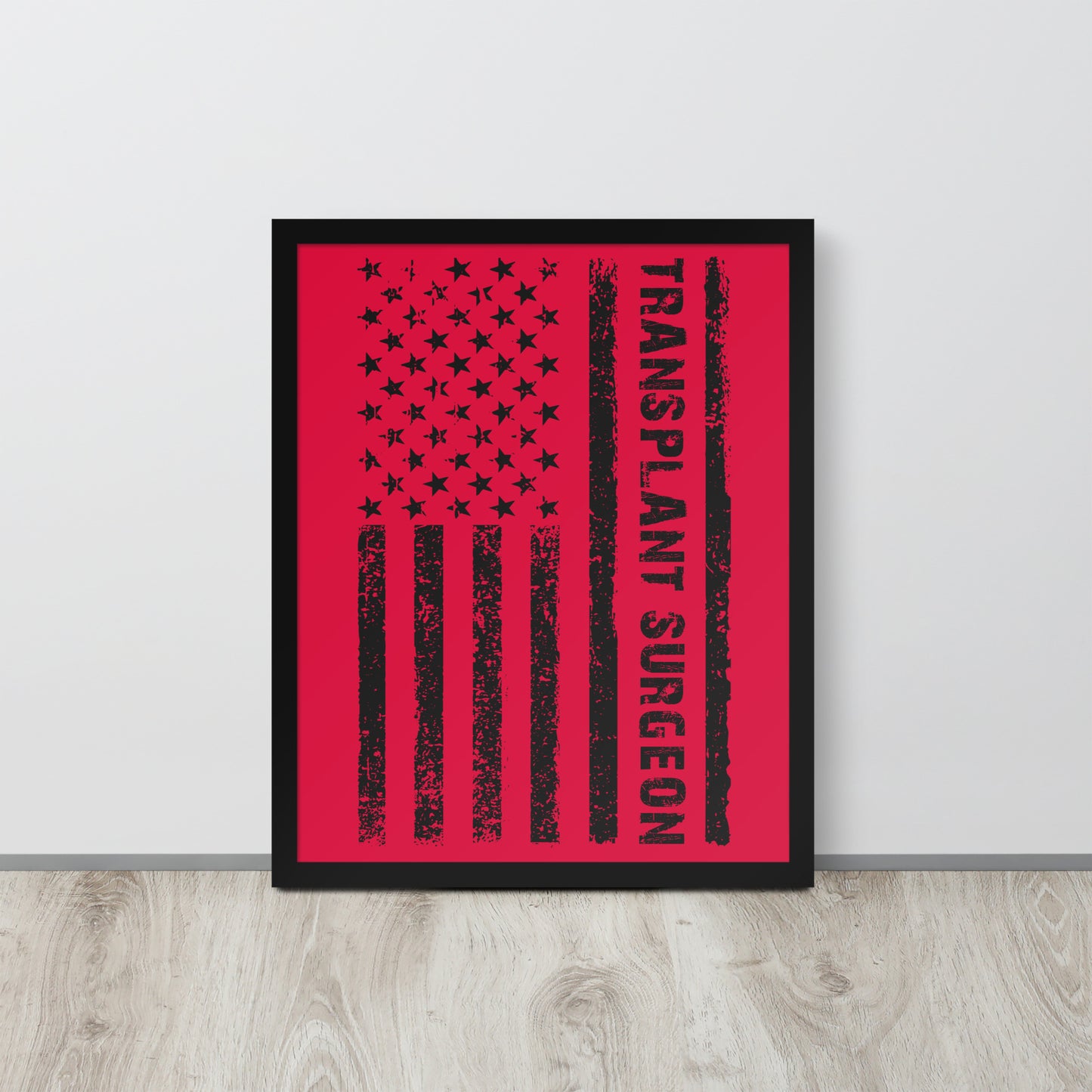 Kidney Awareness Wooden Framed Quality Print