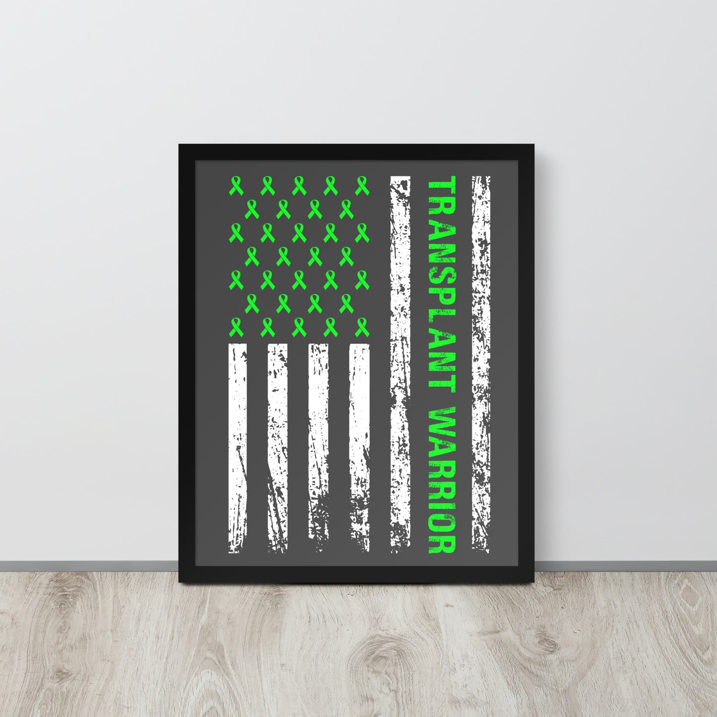 Kidney Awareness Wooden Framed Quality Print
