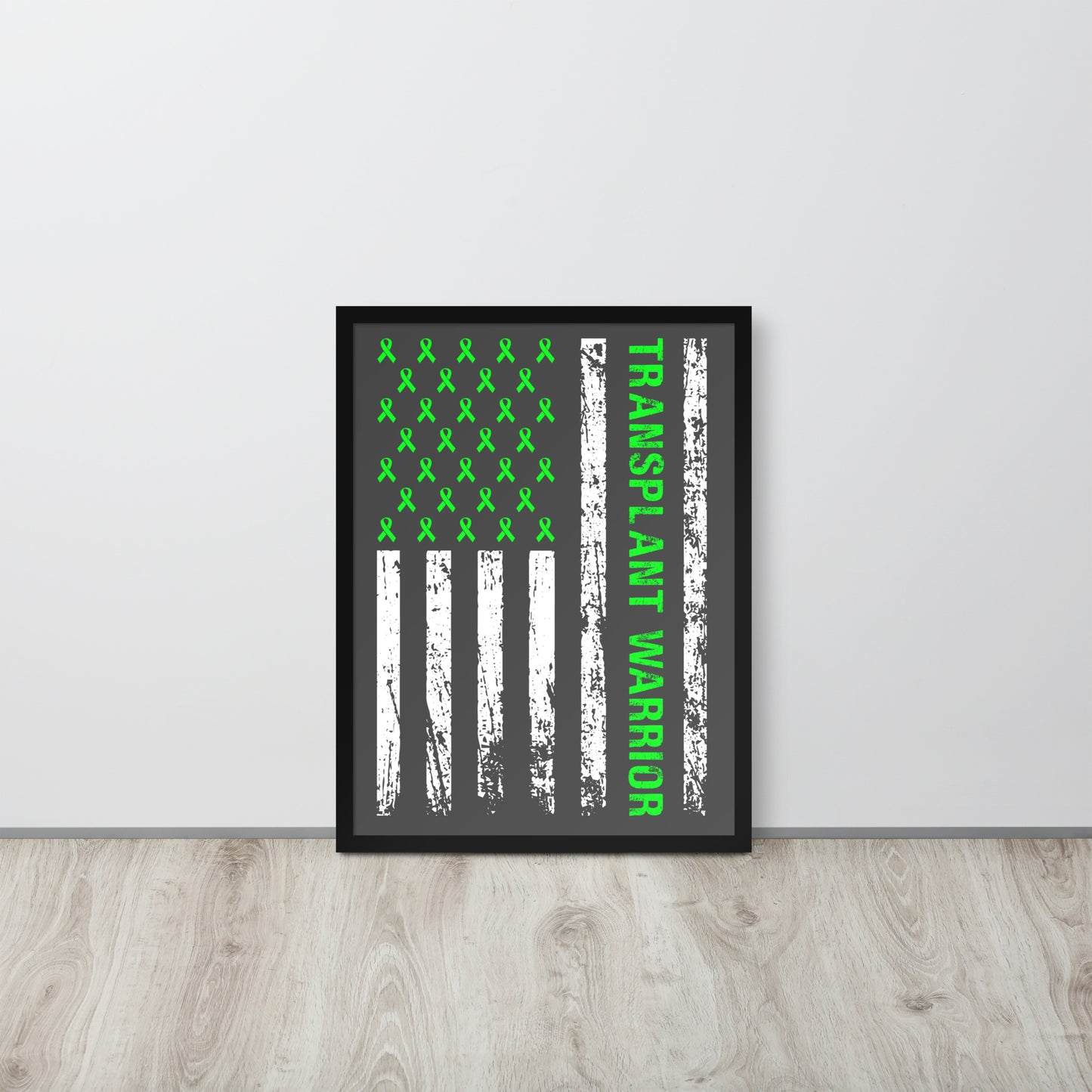 Kidney Awareness Wooden Framed Quality Print